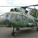 Военно-транспортный вертолёт Ми-8Т в городе Саратов