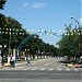 Пешеходная часть проспекта Победы в городе Ступино