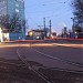 Пересечение трамвайных путей в городе Каменское