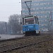 Трамвайная линия в городе Каменское
