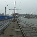 Трамвайная остановка в городе Каменское