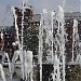 Фонтан на привокзальной площади в городе Кропоткин
