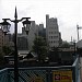 Kanda Fureai-bashi pedestrian bridge in Tokyo city