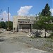 Abandoned campsite and seven-story tower on the beach (Alahadzy) in Pitsunda city