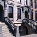 Brownstone St. in Los Angeles, California city