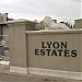 LYON ESTATES Signs in Los Angeles, California city