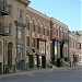 Brownstone St. in Los Angeles, California city