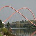 Kanalbrücke im Nordsternpark in Stadt Gelsenkirchen