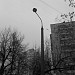 Старый фонарь в городе Москва