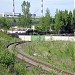 Разобранный гейт электродепо ТЧ-4 «Северное» с Октябрьской железной дорогой в городе Мурино