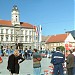 Trg Ante Starcevica in Osijek city