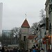 Guard towers of Viru Gate in Tallinn city