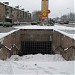 Flooded underpass in Brovary city