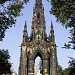 Monument to Sir Walter Scott in Edinburgh city