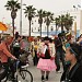Venice Beach Boardwalk in Los Angeles, California city