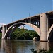 Franklin Avenue Bridge (also called Cappelen Memorial Bridge) in Minneapolis, Minnesota city