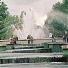 Фонтан в городском парке в городе Бобруйск
