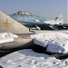Здесь находился памятник в честь всех погибших летчиков-испытателей - самолёт МиГ-21 в городе Москва