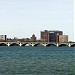 MacArthur Bridge in Detroit, Michigan city