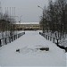 Пешеходный мост через реку Лососинку в городе Петрозаводск