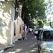 Бывшие граффити на ограде в городе Москва