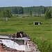 Руины здания в городе Омск