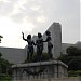 Three Women Statue - in front of the Japan Supreme Court building in Tokyo city