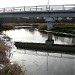 Пешеходный мост в городе Куровское