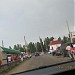 Железнодорожный переезд в городе Затока