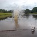 Искусственное декоративное озеро в городе Ухта