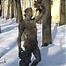 Чугунная парковая скульптура Вакха в городе Москва