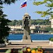 Памятный обелиск и доски в честь создания Черноморского флота в городе Севастополь