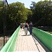 Пешеходный подвесной мост в городе Сочи