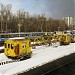 На этом месте стоял опытный укладчик путевых звеньев УКМ-01 в городе Москва