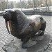 Скульптура моржа в городе Москва