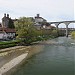 Zähringer-Brücke in Stadt Freiburg im Üechtland