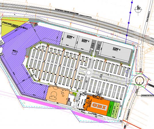 Prima Shopping Center Sibiu Retail Park Under Construction Sibiu