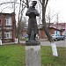 Скульптура «Дворник» в городе Владимир