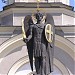Sculpture of the archangel Michael in Donetsk city