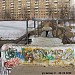 Мост теплотрассы через реку Яузу в городе Мытищи