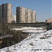 Велопешеходный мост через реку Яузу в городе Мытищи