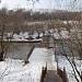 Лестница к берегу Яузы в городе Москва