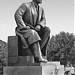 Цветник на месте памятника В. И. Ленину в городе Москва