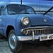 Стенд с ретроавтомобилями в городе Истра