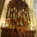 Interior de la catedral en la ciudad de Sevilla