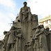 Mihály Vörösmarty statue in Budapest city