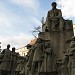 Mihály Vörösmarty statue in Budapest city