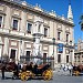 Plaza del Triunfo en la ciudad de Sevilla