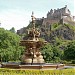 Ross Fountain in Edinburgh city