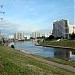 Сток коллектора реки Водянки в пруд в городе Москва